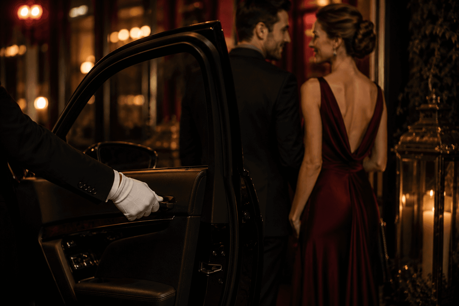 Anniversary Dinners private occasion chauffeur service