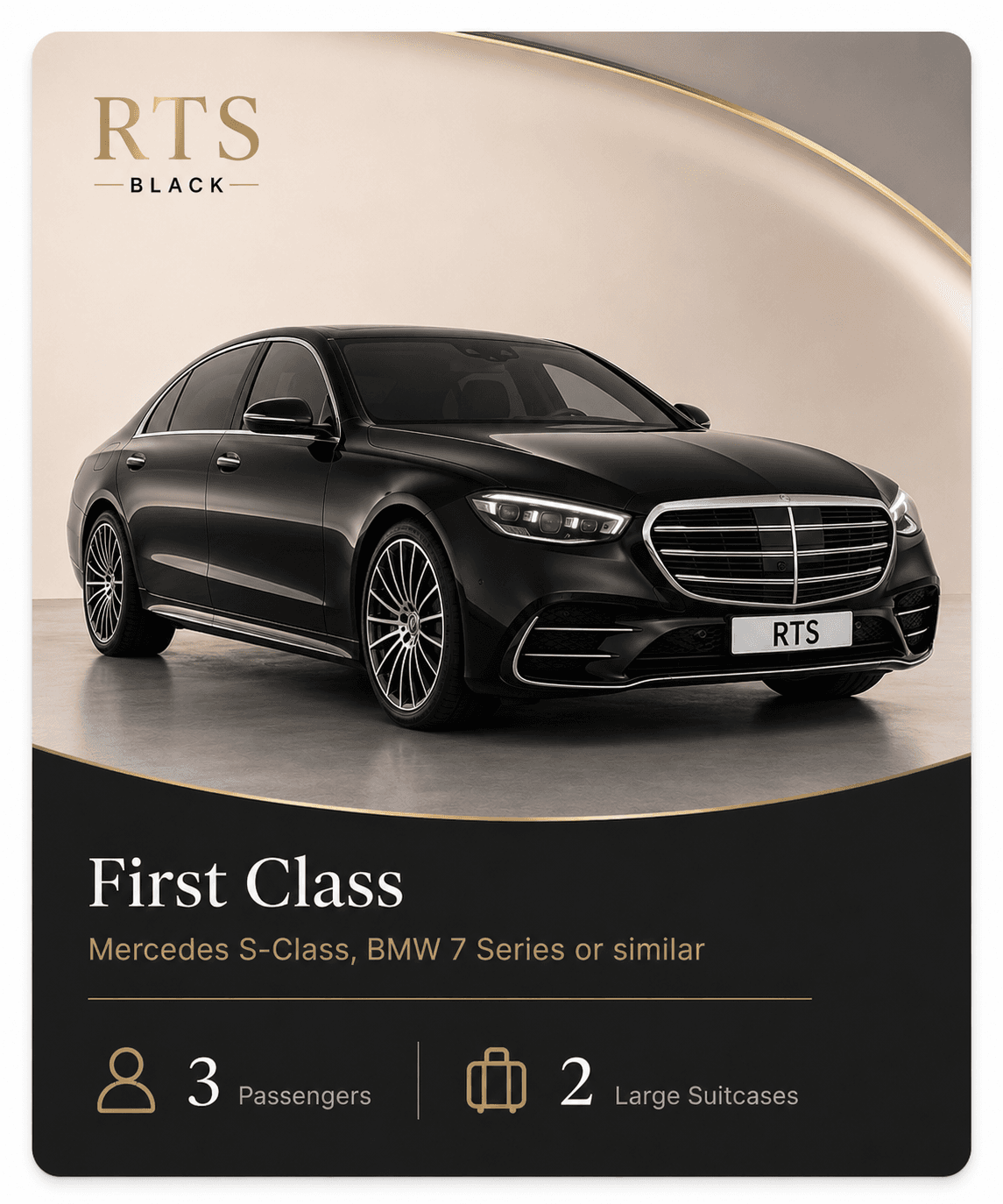 Mercedes S-Class chauffeur vehicle